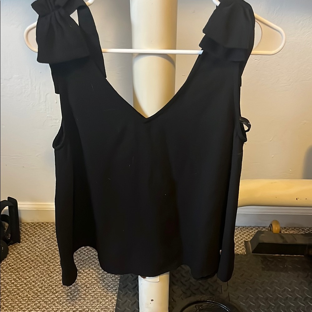 Elegant Black Sleeveless Top